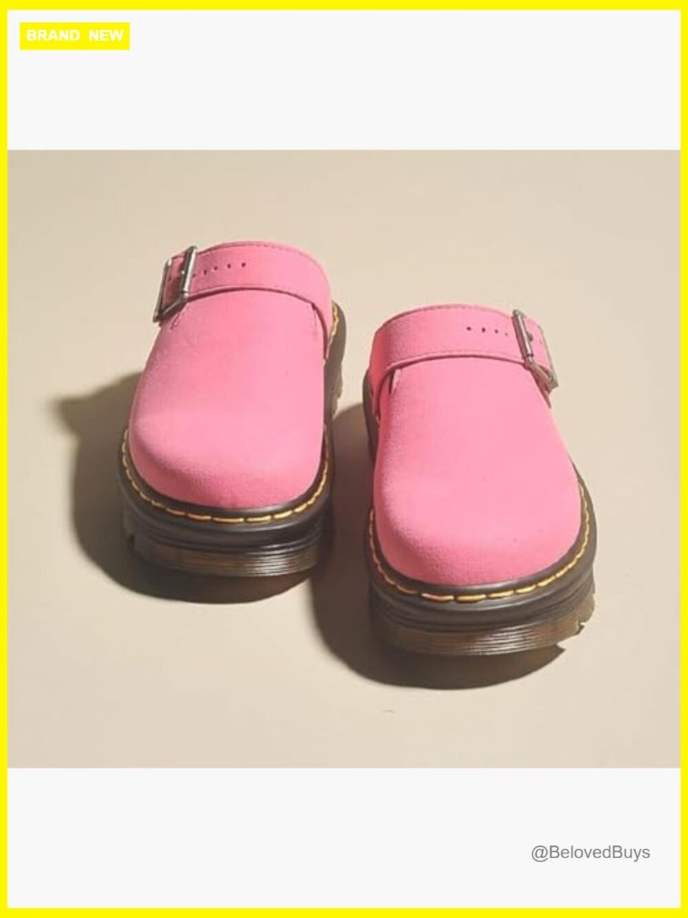 Platform Buckle Clogs Mules - Slip On Memory Foam Dressy Casual Shoes - Picture 6 of 7